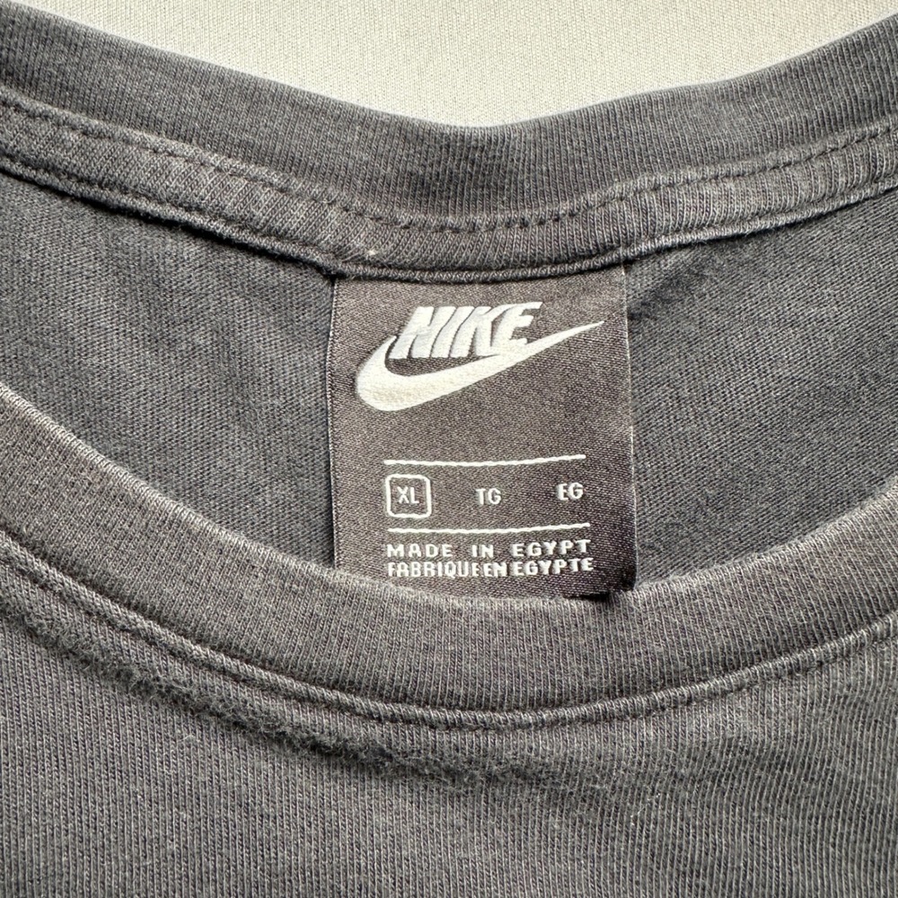 Nike Air Black T-Shirt Gold Striped Trim Track Shirt Top XL BV3068-010 - Picture 3 of 15